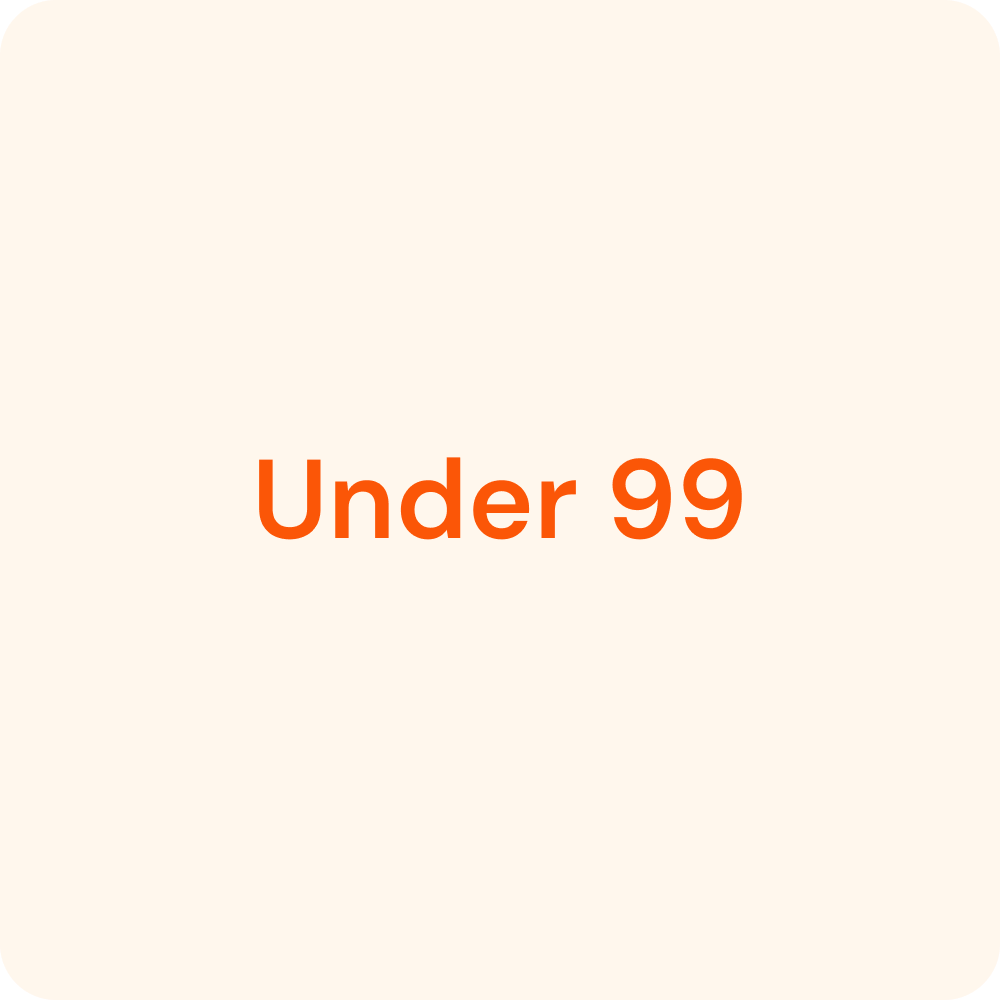 Under 99